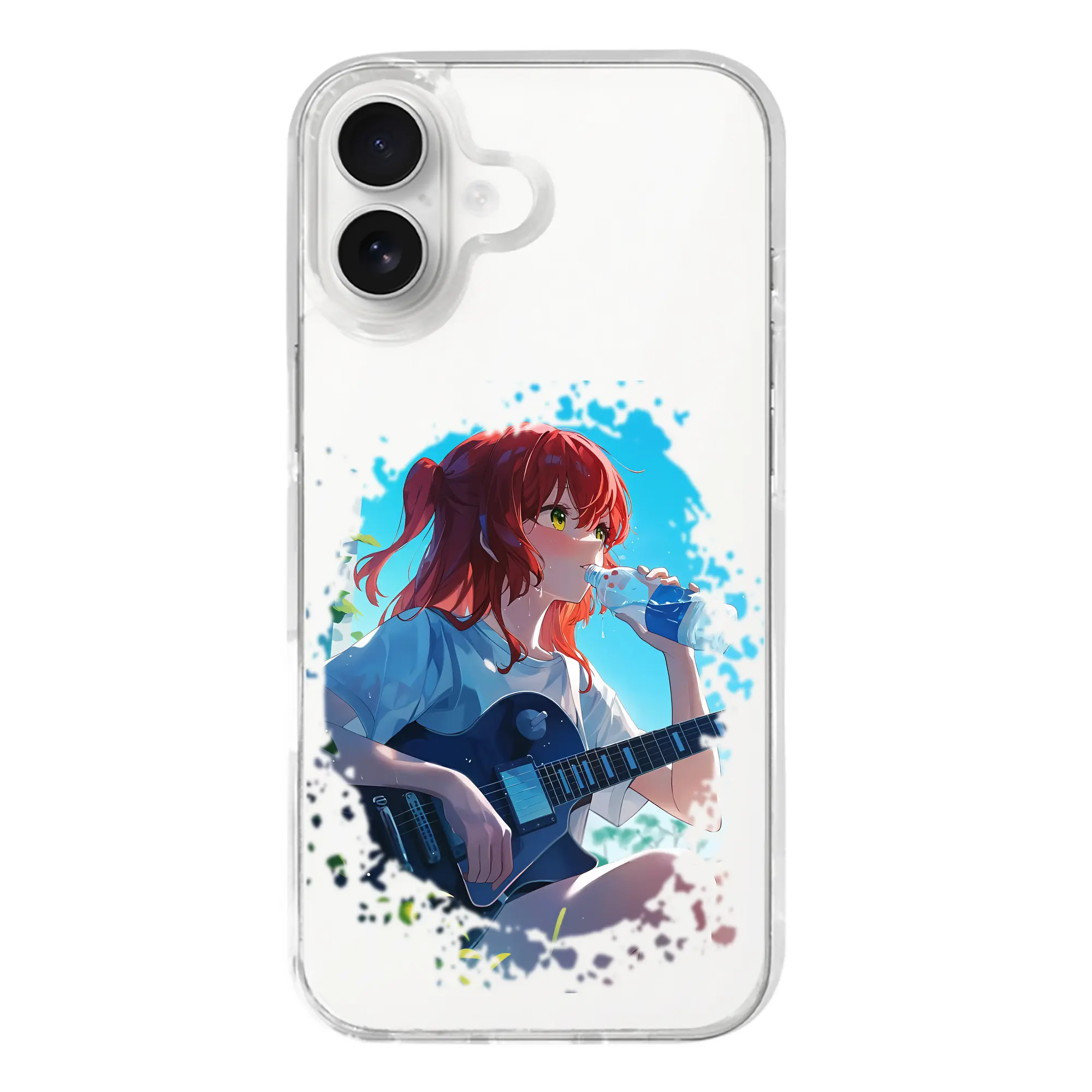 ぼっちざろっく！ グッズ,喜多郁代 - iPhone 17シリーズ 透明スマホケース – 薄型・耐衝撃・精密フィット保護カバー